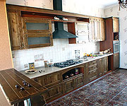 Кухня с деревянными фасадами. Днепр.